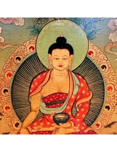 Pintura en Fusta Buda Shakyamuni (35x50cm)