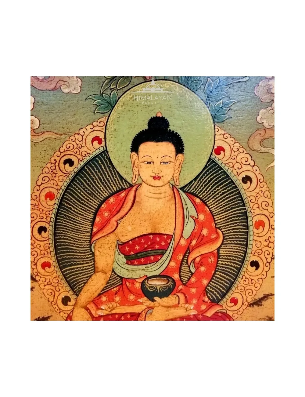 Pintura en Fusta Buda Shakyamuni (35x50cm)
