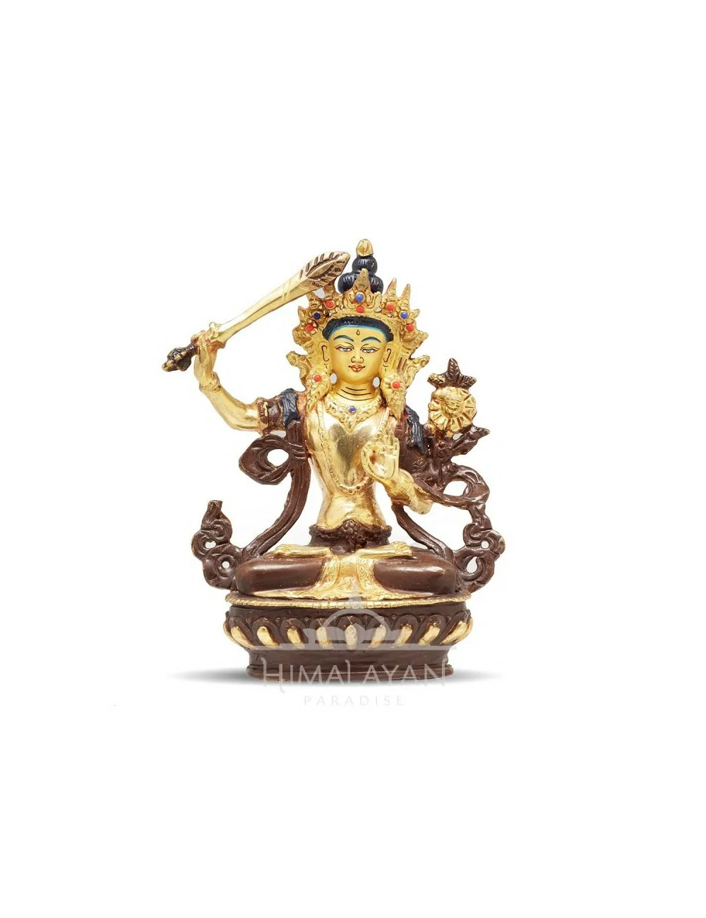 Estatua metal Manjushri 6"