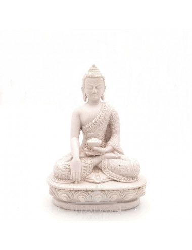 Estatua Buda Shakyamuni Blanco | Himalayan Paradise