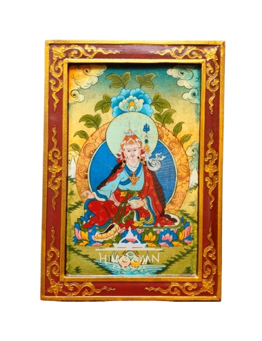 Pintura tibetana de Guru Rimpoche I Himalayan Paradise