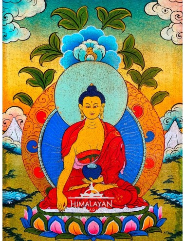 Pintura tibetana de Buda Shakyamuni I Himalayan Paradise