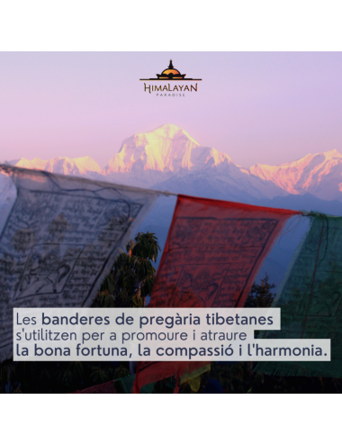 Bandera Oración Tibetana Grande | Himalayan Paradise