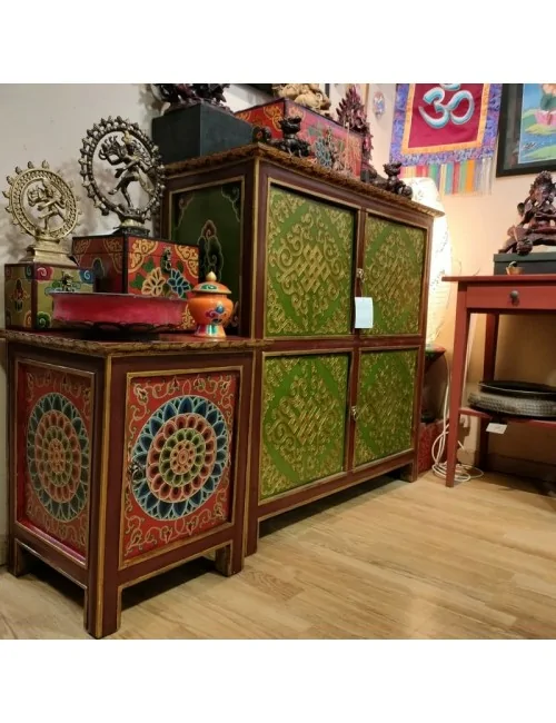 Mueble estilo tibetano una puerta | Himalayan Paradise