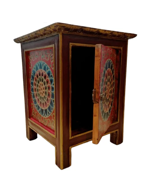 Mueble estilo tibetano una puerta | Himalayan Paradise