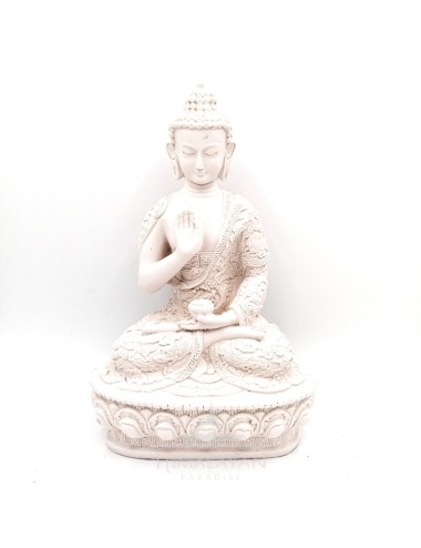 Estàtua Buda Amoghasiddhi Blanc | Himalayan Paradise