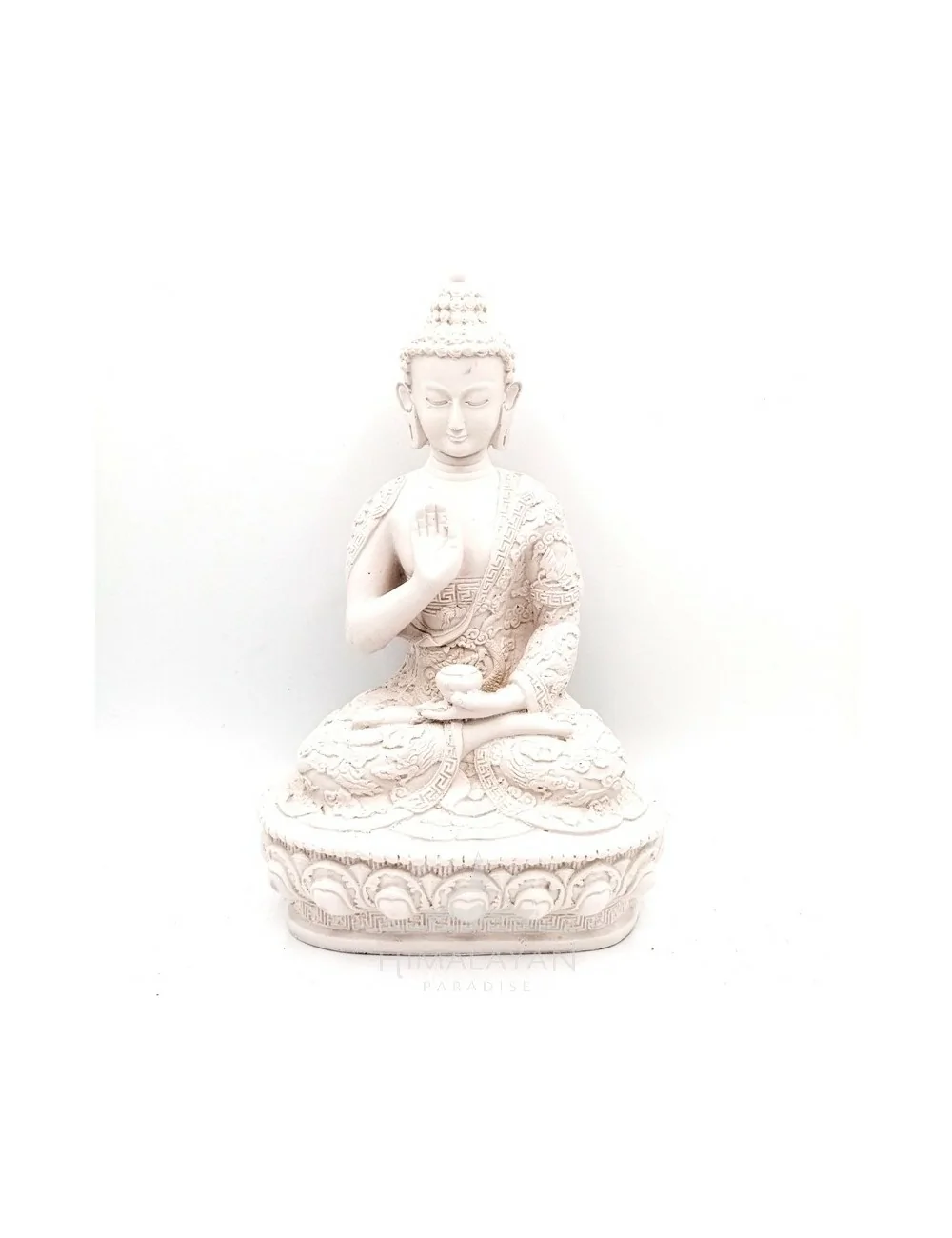 Estatua Buda Amoghasiddhi Blanco | Himalayan Paradise