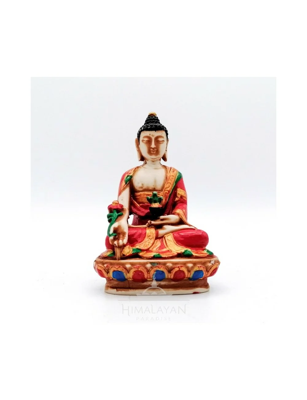 Estatua Pintada Buda de la Medicina | Himalayan Paradise
