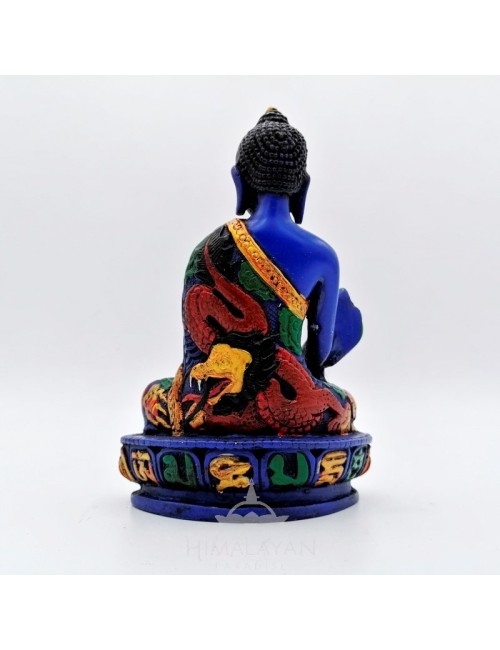 Estàtua Pintada Buda de la Medicina Blau | Himalayan Paradise