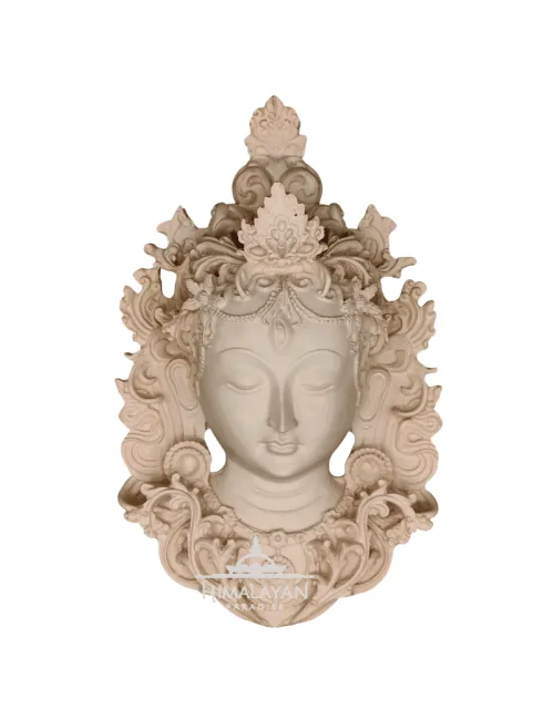 Màscara budista de resina de Tara Blanca I Himalayan Paradise
