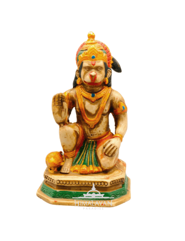 Estatua de resina pintada de Hanuman I Himalayan Paradise