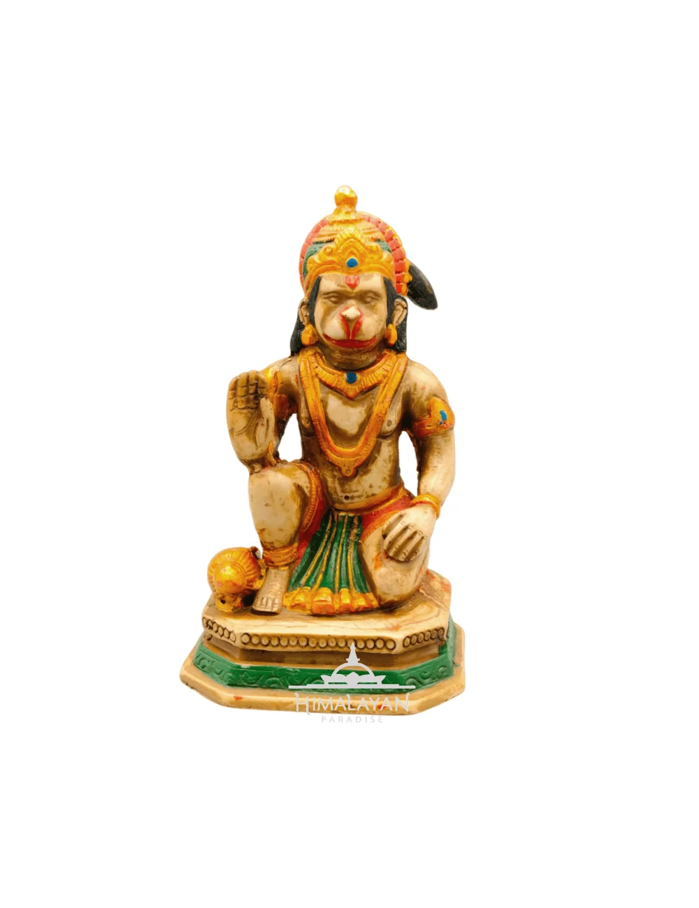 Estatua de resina pintada de Hanuman I Himalayan Paradise