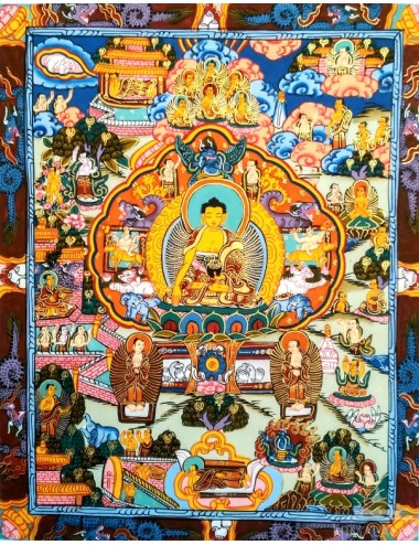 Pintura de la vida de Buda | Himalayan Paradise