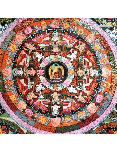 Thangka Tibetano con Mandala de Buda | Himalayan Paradise