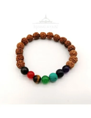 Braçalet Mala Rudraksha 7mm...