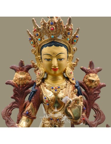 Estatua Bronce Tara Verde I Himalayan Paradise