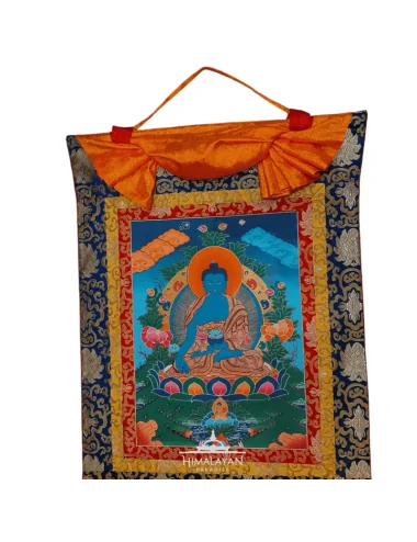 Thangka tibetano del Buda de la Medicina | Himalayan Paradise