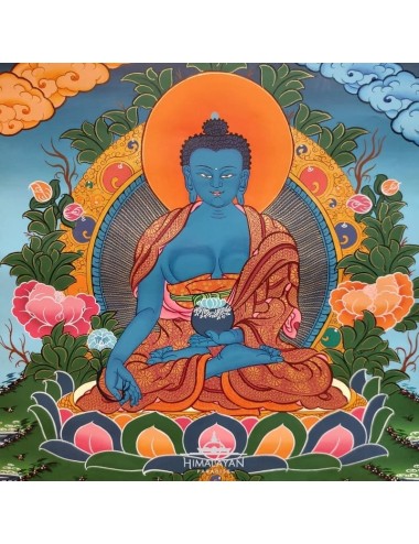 Thangka tibetà del Buda de la Medicina | Himalayan Paradise