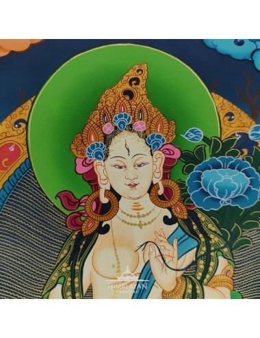 Thangka tibetà de Tara Blanca | Himalayan Paradise