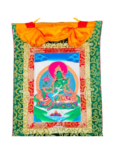 Thangka tibetà de Tara Verda | Himalayan Paradise