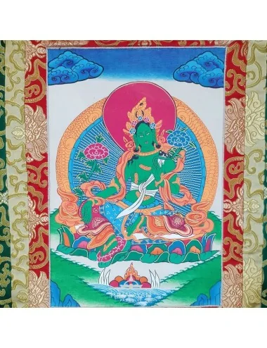 Thangka tibetà de Tara Verda | Himalayan Paradise