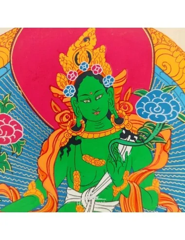 Thangka tibetà de Tara Verda | Himalayan Paradise