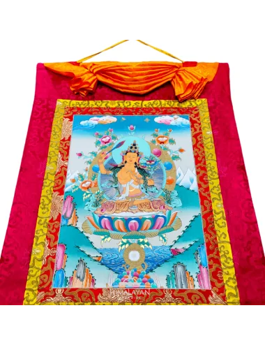 Thangka tibetà de Manjushri I Himalayan Paradise