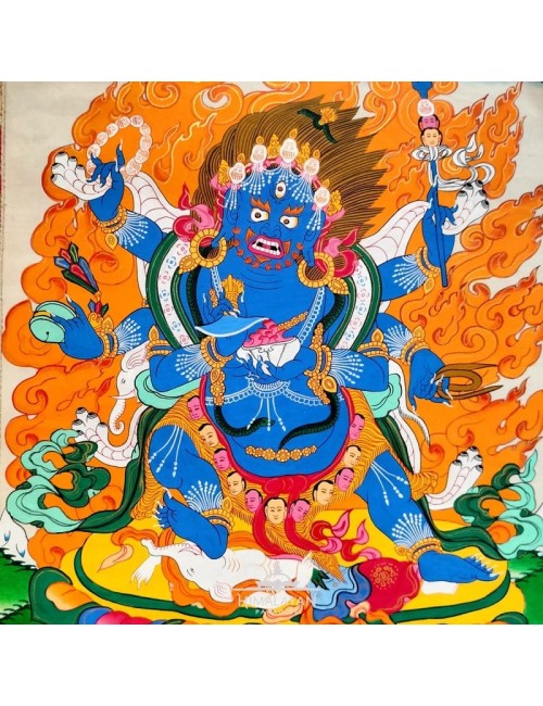 Thangka tibetà de Mahakala I Himalayan Paradise