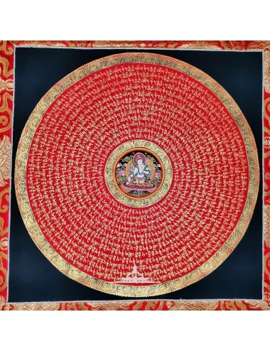 Thangka tibetà amb Mandala I Himalayan Paradise