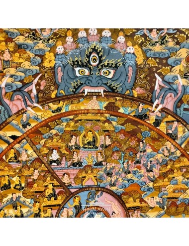 Thangka tibetà de la Roda de la Vida I Himalayan Paradise