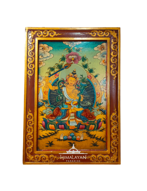Pintura tibetana de Manjushri I Himalayan Paradise