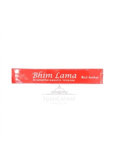 Incienso Bhim Lama Red Ambar | Himalayan Paradise