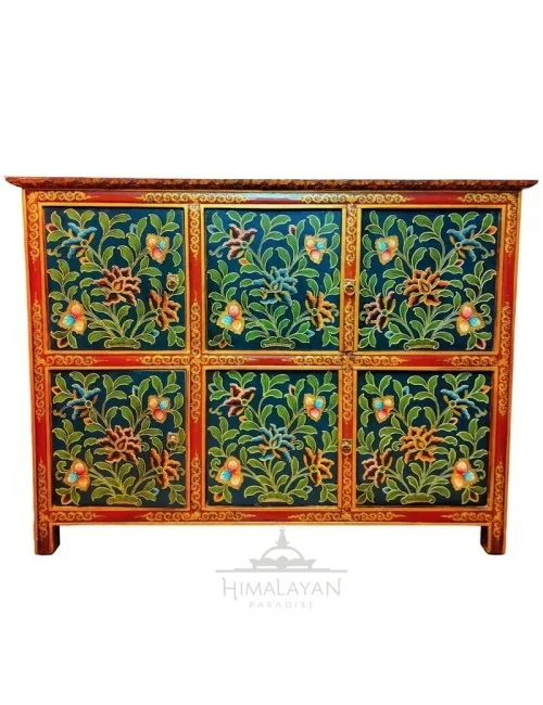 Mueble Tibetano de 6 puertas | Himalayan Paradise