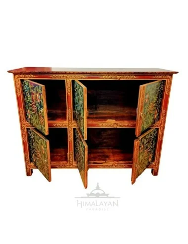 Mueble Tibetano de 6 puertas | Himalayan Paradise