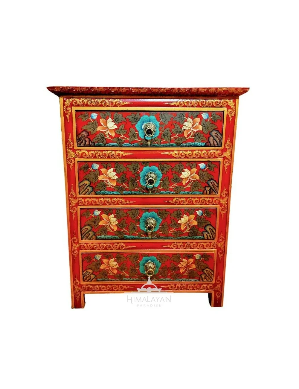 Mueble Tibetano de 4 cajones | Himalayan Paradise