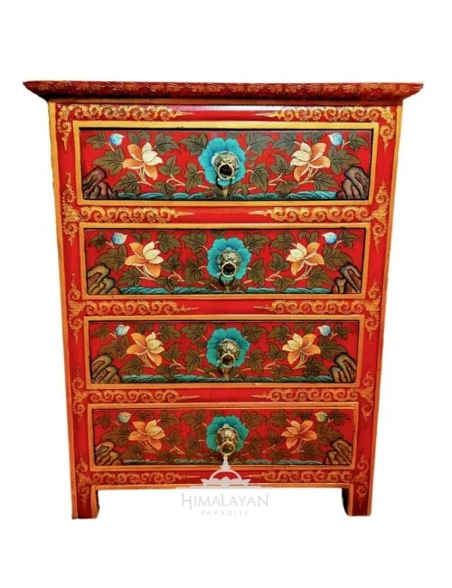 Mueble Tibetano de 4 cajones | Himalayan Paradise