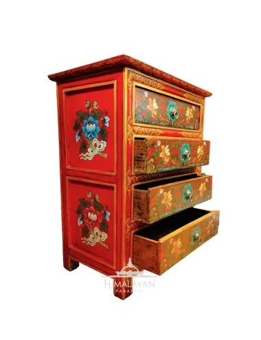 Mueble Tibetano de 4 cajones | Himalayan Paradise