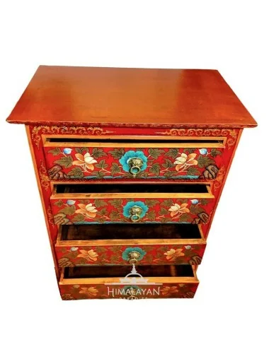 Mueble Tibetano de 4 cajones | Himalayan Paradise