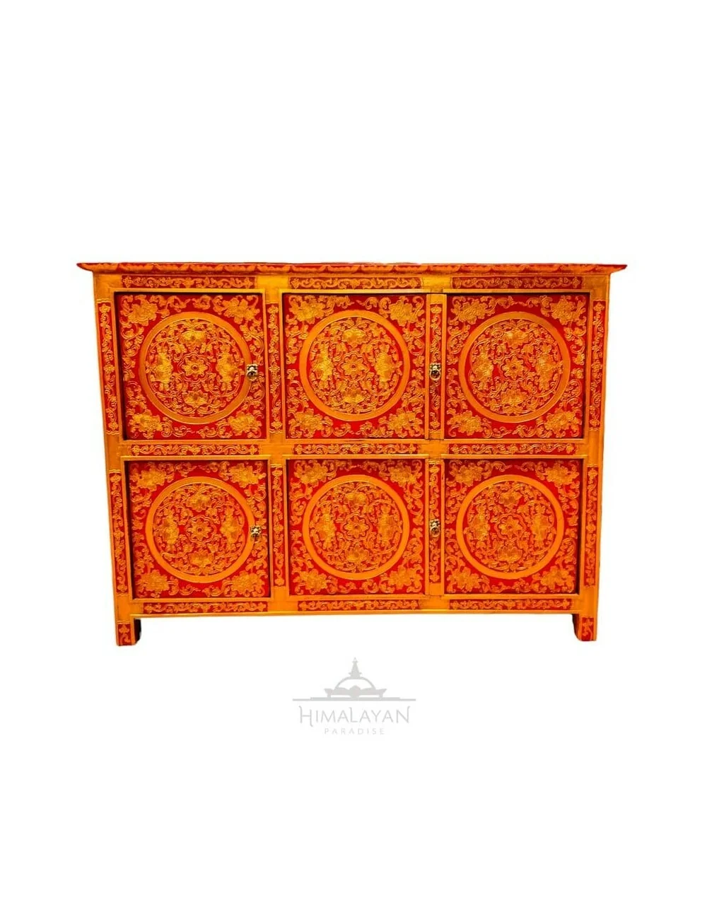 Mueble Tibetano de 6 puertas | Himalayan Paradise