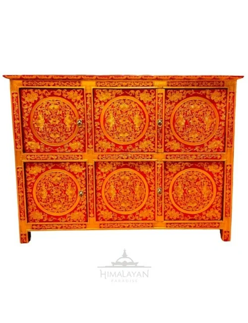 Mueble Tibetano de 6 puertas | Himalayan Paradise