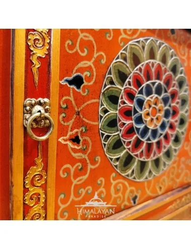 Mueble Tibetano Vertical de 6 puertas | Himalayan Paradise