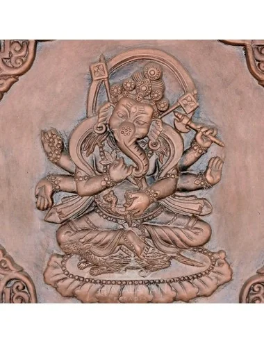 Panell de Ceràmica Ganesh marró I Himalayan Paradise