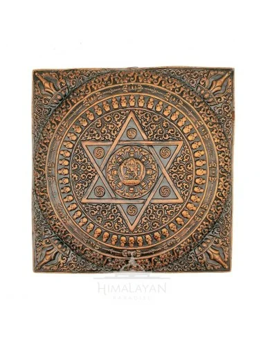 Panell de Ceràmica Mandala de Vajrayogini marró I Himalayan Paradise
