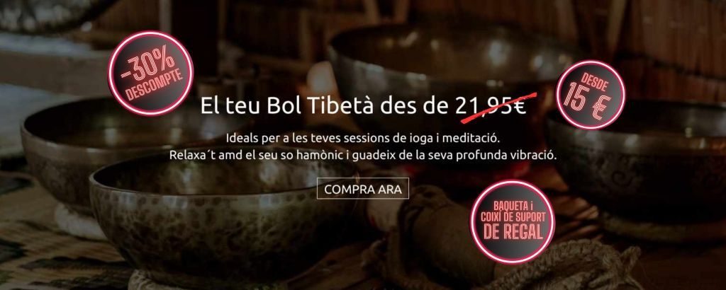 Bols tibetans en oferta